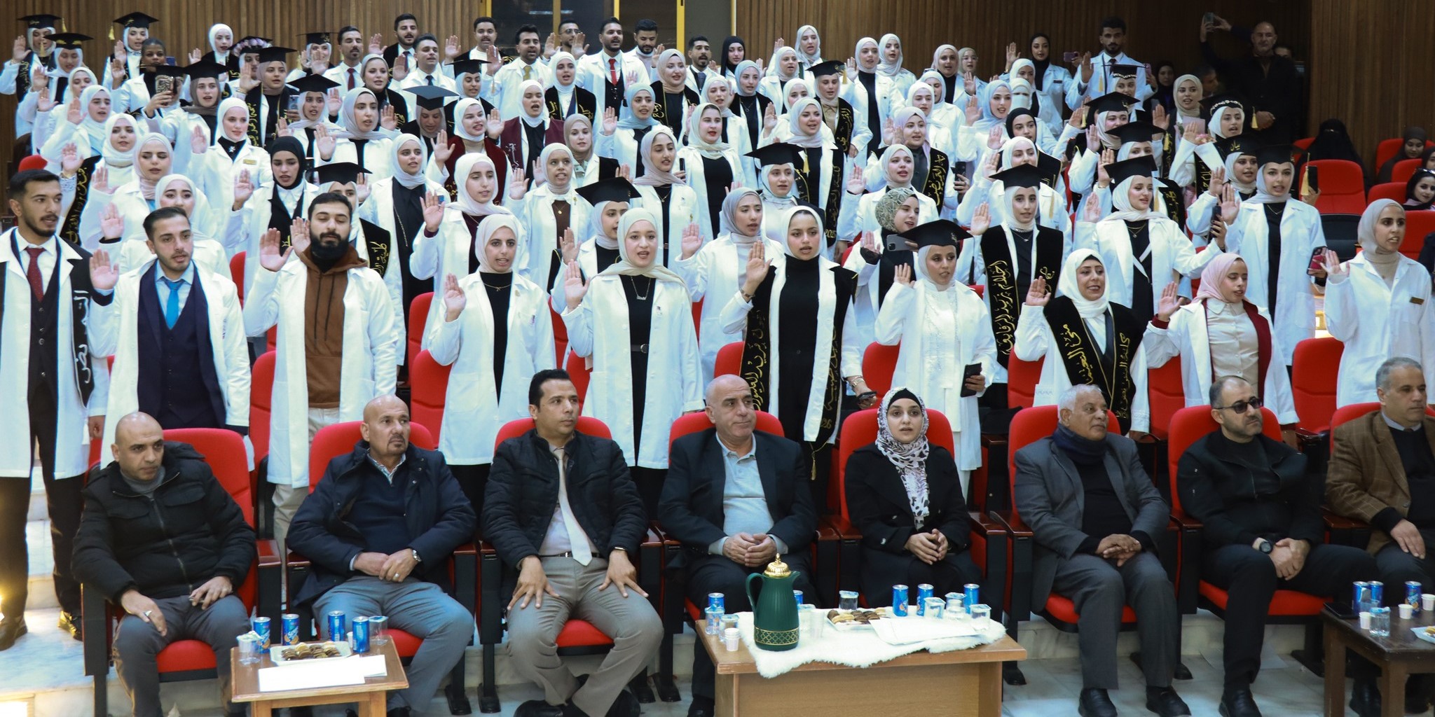  حفل أداء القسم القانوني لطلبة كليتي التمريض والعلوم الطبية المساندة في جامعة الحسين بن طلال